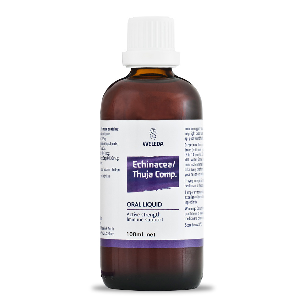 <B>Weleda Echinacea/Thuja Comp., 100ml </B><I> </I> Image for <B>Weleda Echinacea/Thuja Comp., 100ml </B><I> </I>