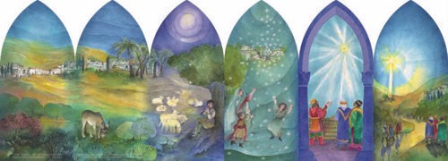 Image for <B>A093 The Christmas Story Lantern Advent Calendar </B><I> </I>