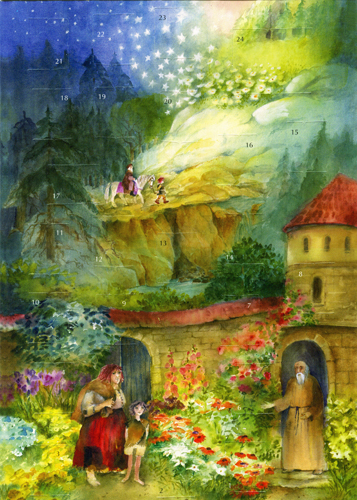 Image for <B>A090 The Christmas Roses Advent Calendar </B><I> </I>
