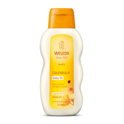 Image for <B>Weleda Calendula Baby Oil - Fragrance Free, 200ml </B><I> </I>