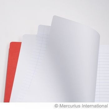 Image for <B>Middle School Main Lesson Book 21x30cm each </B><I> 1x1 Lines 8mm Economy 48pg Red</I>
