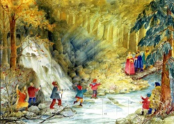 Image for <B>A055 Three Kings in the Forest: Medium Advent Calendar </B><I> </I>