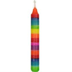 Image for <B>Rainbow strip Candle </B><I> </I>