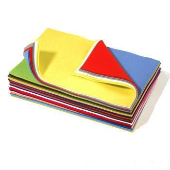 Image for <B>Felt - Assorted Colour, wool and rayon 20x30cm </B><I> </I>