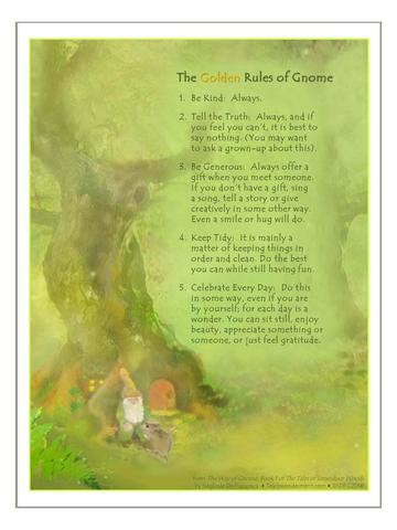 Image for <B>Poster of The Golden Rules of Gnome </B><I> </I>