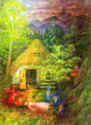 Image for <B>Snow White and the Seven Dwarves Print </B><I> P3734E</I>