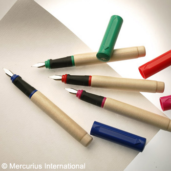 Image for <B>Greenfield Fountain Pen - Green </B><I> </I>