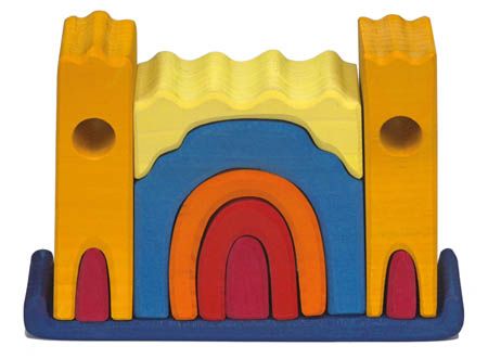 Image for <B>Gluckskafer Castle small, yellow </B><I> </I>