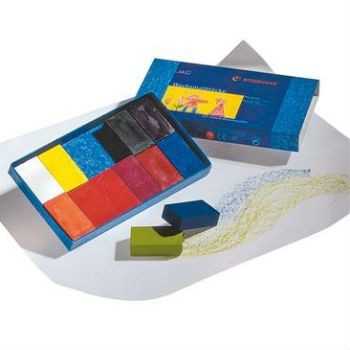 Image for <B>Stockmar Block Crayons -12 Assorted Cardboard Box </B><I> </I>