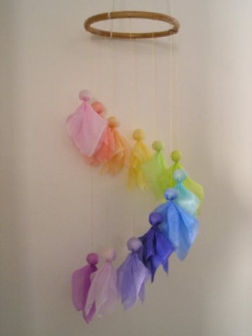Image for <B>Angel Mobile Pastel </B><I> Silk spiral</I>