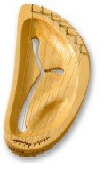 Image for <B>Children's Lyre pentatonic 7 string d-e </B><I> </I>