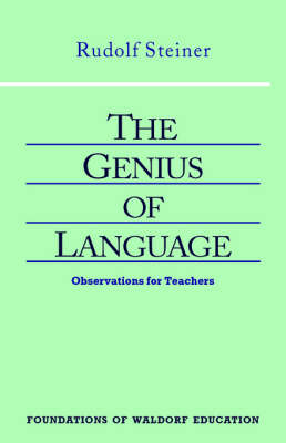 Image for <B>Genius of Language </B><I> Observations for Teachers</I>
