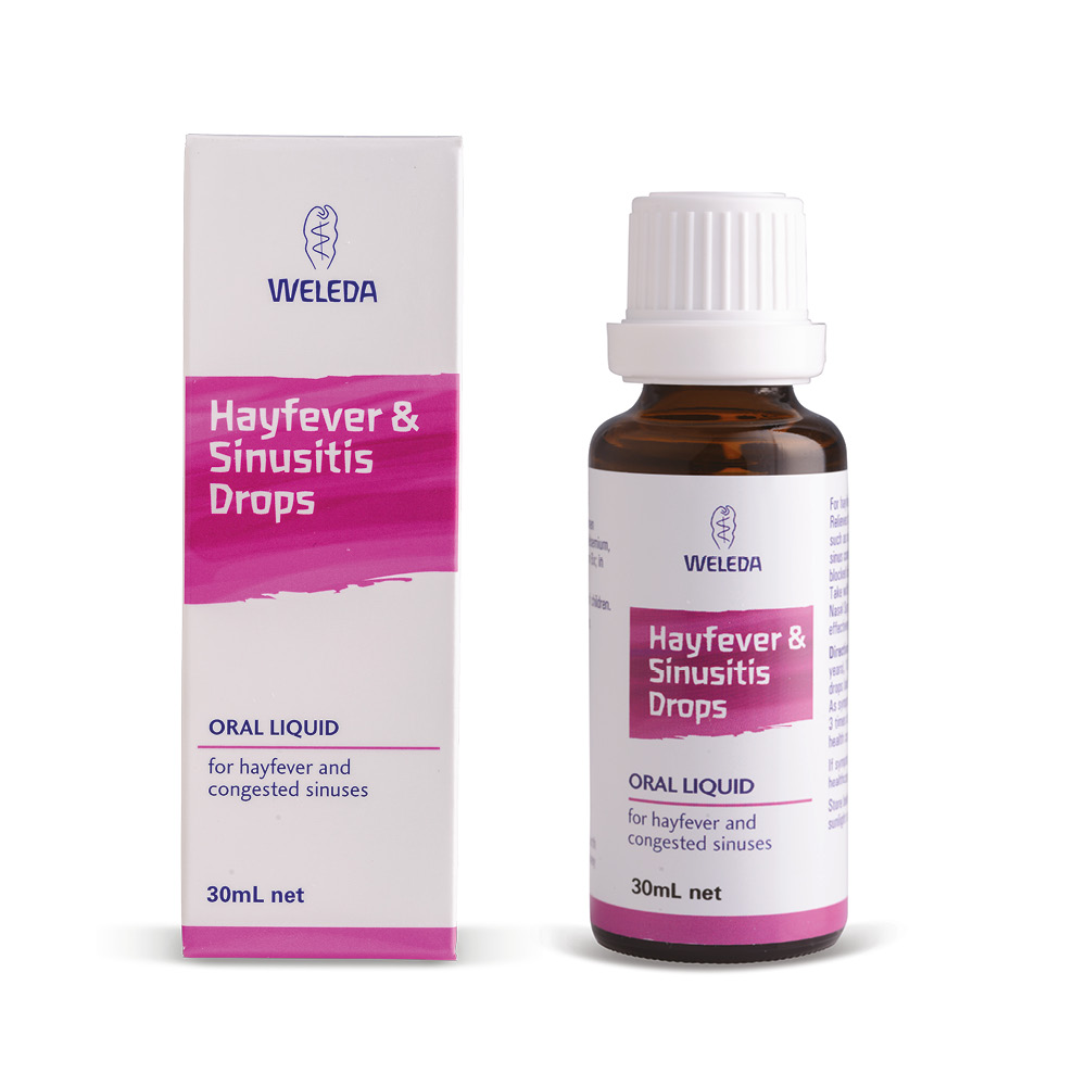 Image for <B>Weleda Hayfever & Sinusitis Drops. 30ml </B><I> Alumen Chromicum Comp</I>