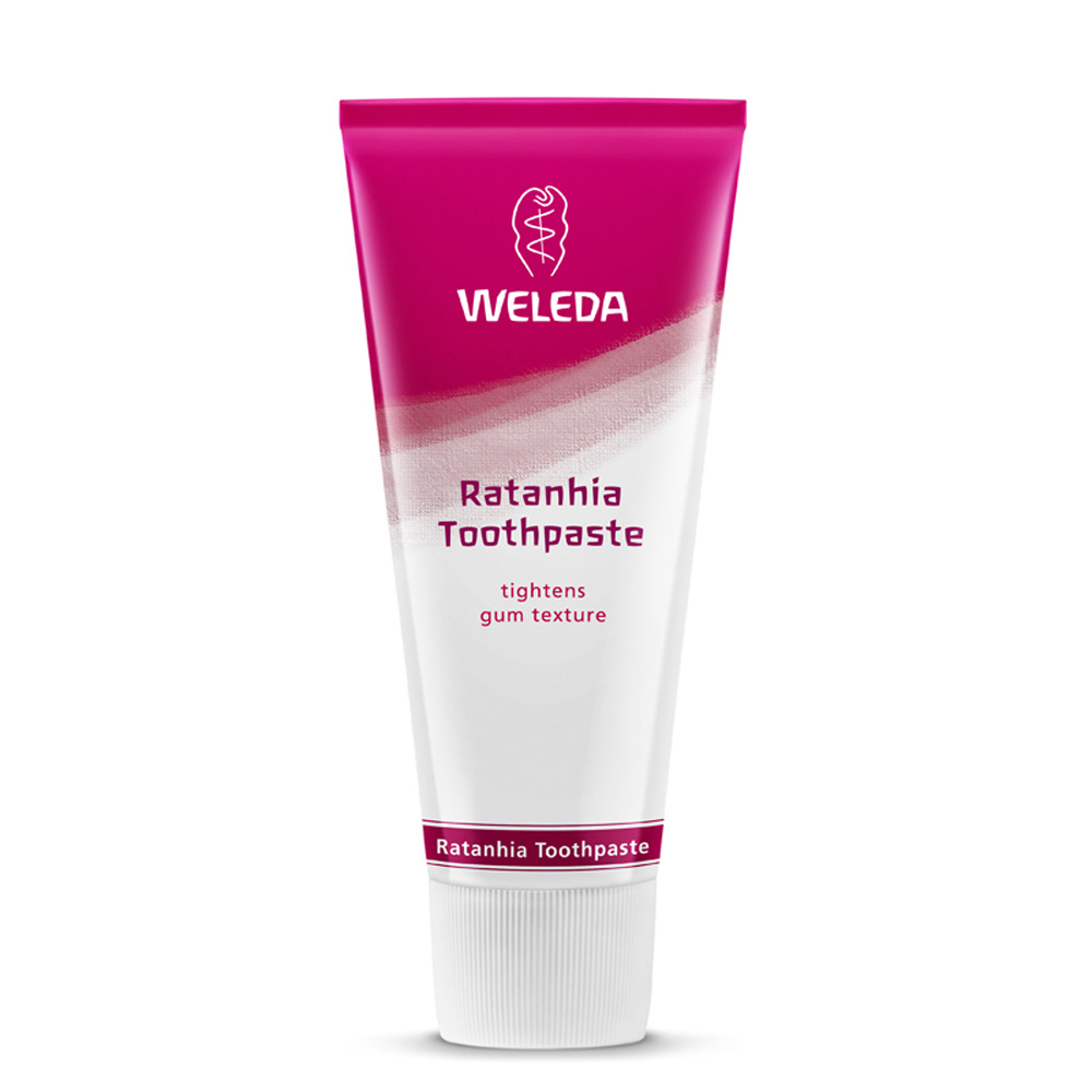 Image for <B>Weleda Ratanhia Toothpaste 75ml </B><I> tightens gum texture</I>