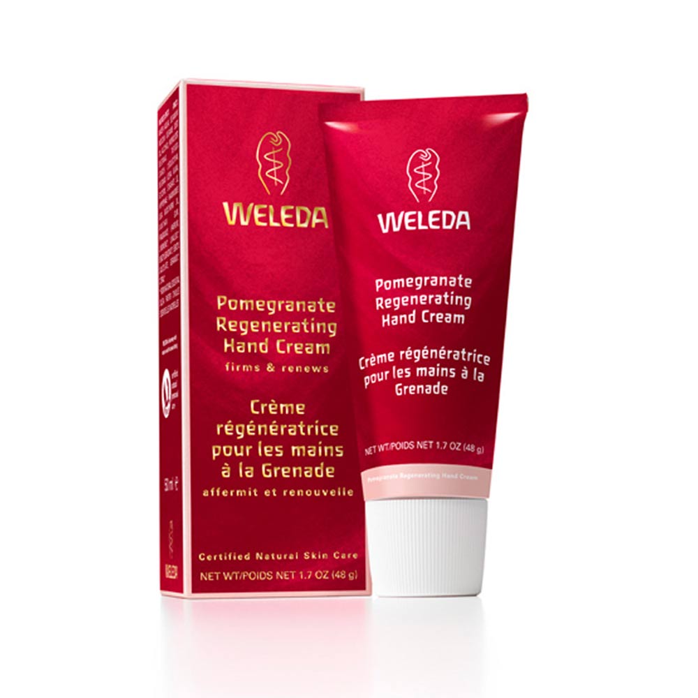 Image for <B>Weleda Pomegranate Regenerating Hand Cream, 50ml </B><I> Renews and protects</I>